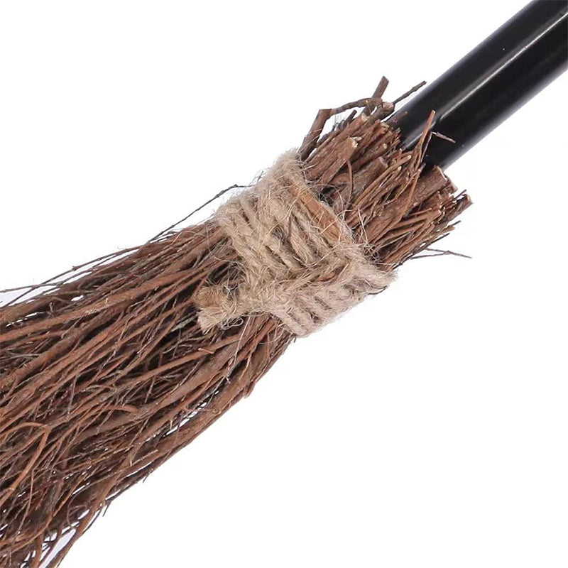 Evil Witch Broomstick: Large Lightweight Broomstick Perfect for Halloween Costume Parties, Fancy Dress, or Decorations for World Book Week Outfits