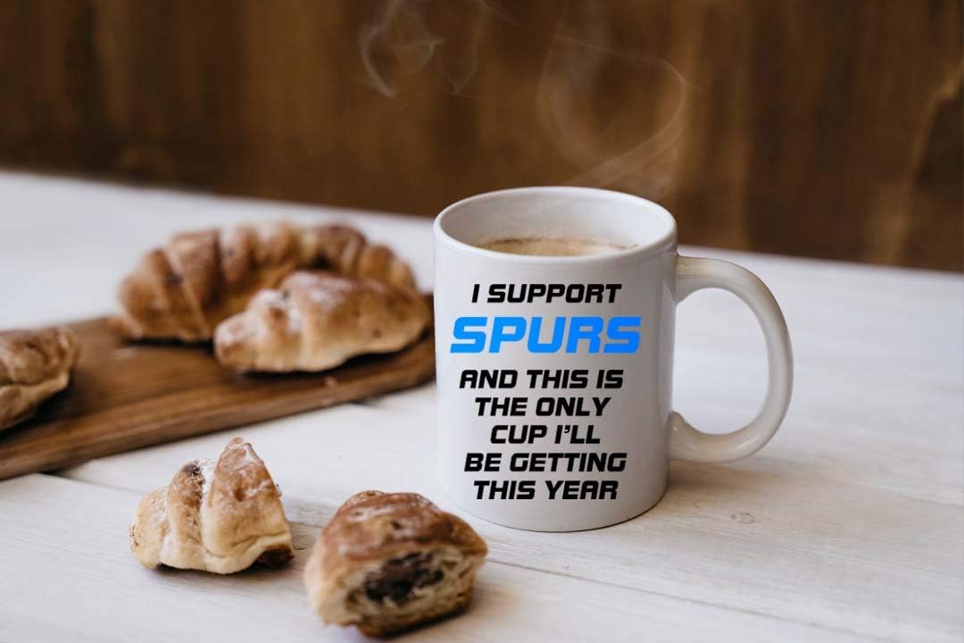 VIROSA Funny Spurs Mug – I Support Spurs and This is The Only Cup I’ll Be Getting This Year