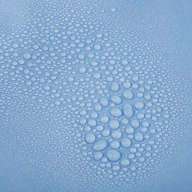 Light Blue Shower Curtain - Anti-Mould, Mildew Resistant, Water Repellent Polyester Fabric