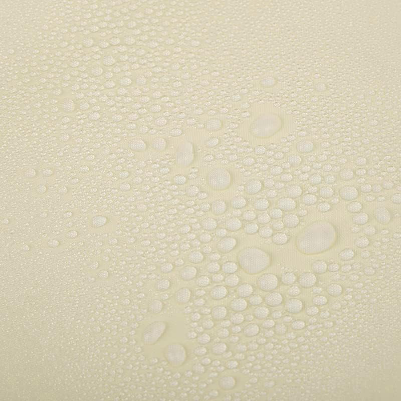 Beige Shower Curtain 180x180 cm - Anti-Mould, Mildew Resistant, Water Repellent Polyester Fabric