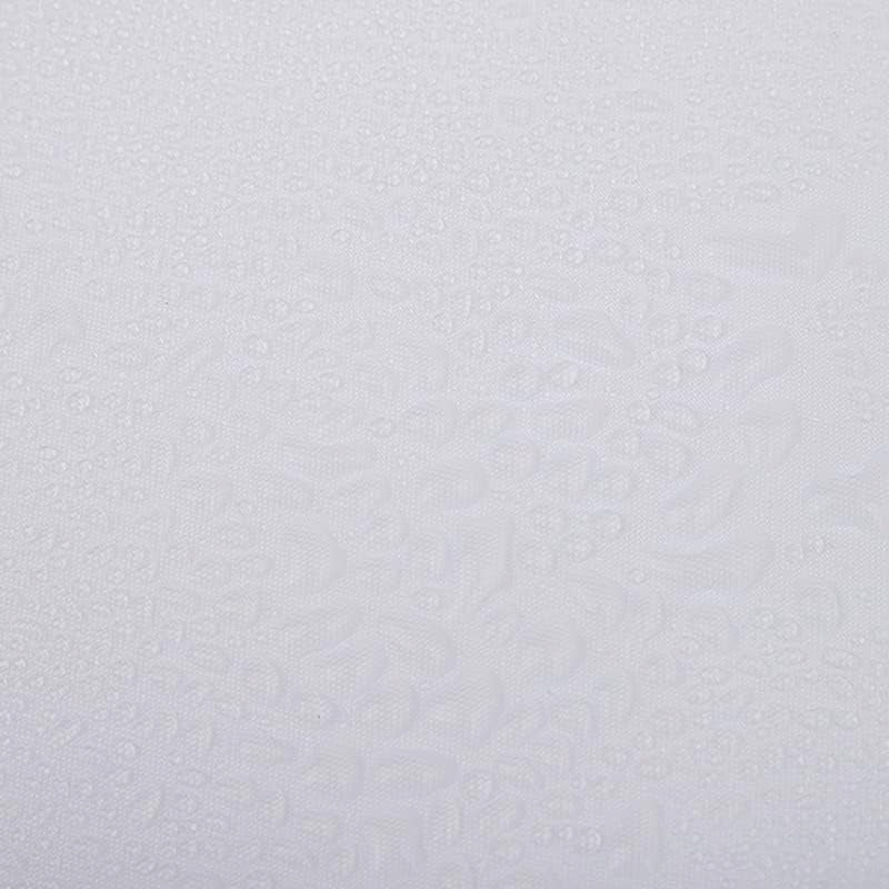 White Shower Curtain - Anti-Mould, Mildew Resistant (71 x 71 Inch) Water Repellent Polyester