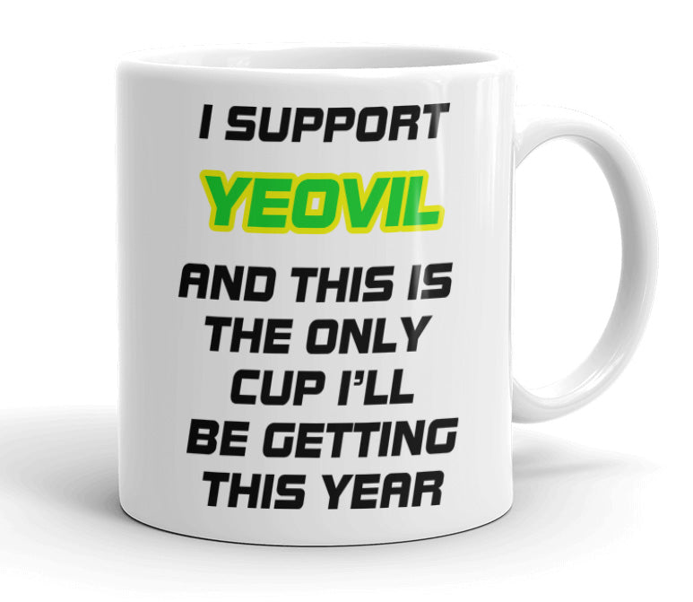 VIROSA Funny Football Mug – “Only Cup I’ll Be Getting” – Gift for Fans of 71 Football Clubs (11oz)