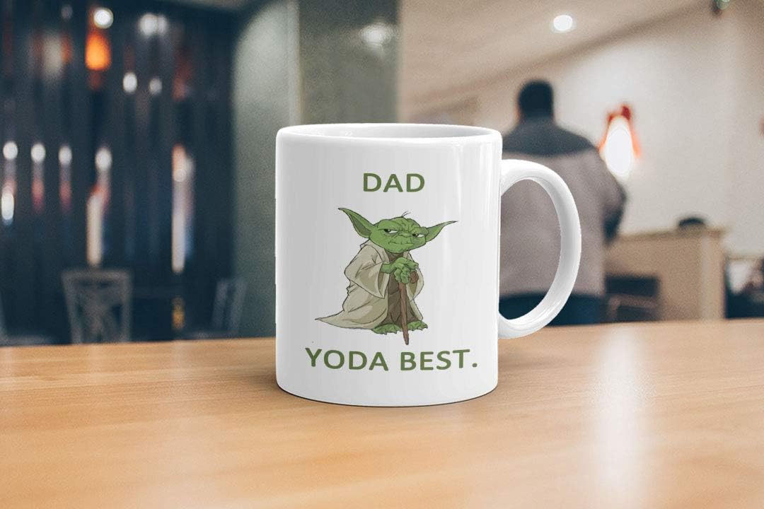Dad Yoda Best Novelty Gift Mug | Father Gifts Mug | Xmas Present | 11oz