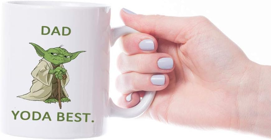 Dad Yoda Best Novelty Gift Mug | Father Gifts Mug | Xmas Present | 11oz