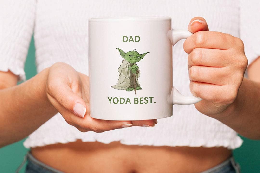 Dad Yoda Best Novelty Gift Mug | Father Gifts Mug | Xmas Present | 11oz