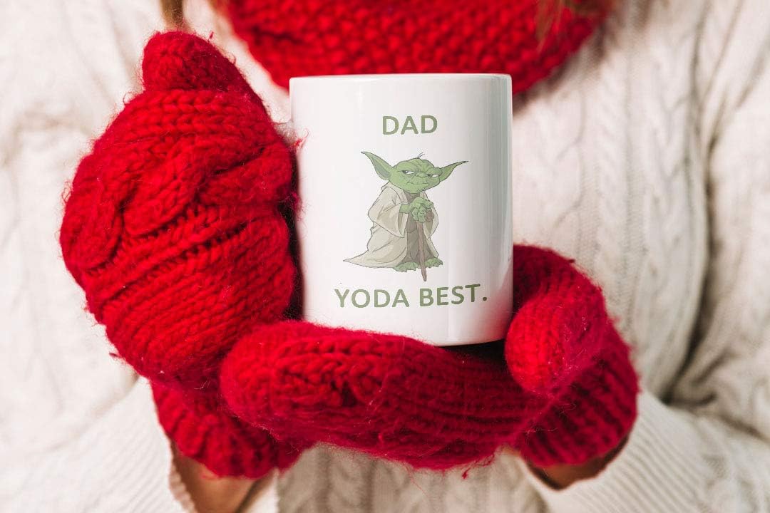 Dad Yoda Best Novelty Gift Mug | Father Gifts Mug | Xmas Present | 11oz