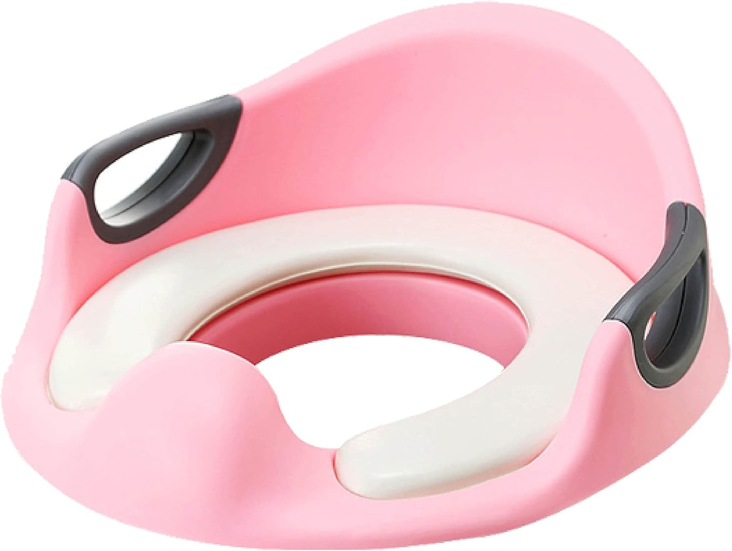VIROSA Potty Training Seat for Kids & Toddlers – Toilet Training Seat with Handles, Backrest & Anti-Splash Design – Fits Round & Oval Toilets – Blue
