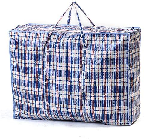 Pack of 5 Large Laundry Bags - Ideal for Laundry, Moving, Shopping, Storage - 60x50x25 cm