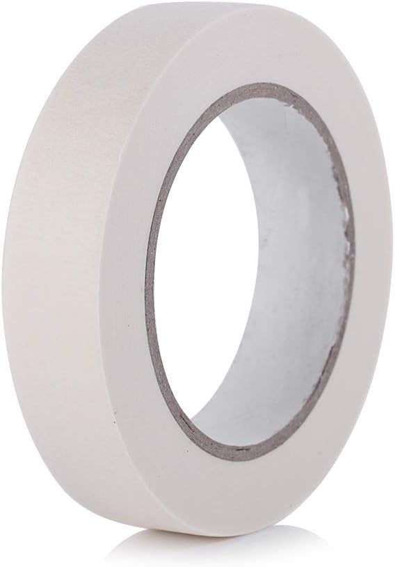 Pack of 6 Masking Tape Rolls - 24mm Premium Quality, 50m - Ideal for Painting, Decorating, DIY, Office Use, Arts and Crafts