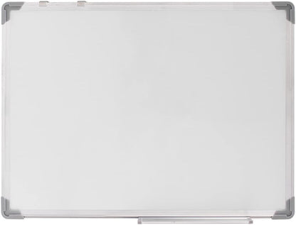 Magnetic White Board with Aluminum Frame - Dry Wipe Magnetic Whiteboard Kit Including Pen with Eraser and Magnets (A3 42 cm x 30 cm)