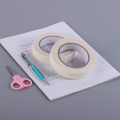 Pack of 6 Masking Tape Rolls - 24mm Premium Quality, 50m - Ideal for Painting, Decorating, DIY, Office Use, Arts and Crafts