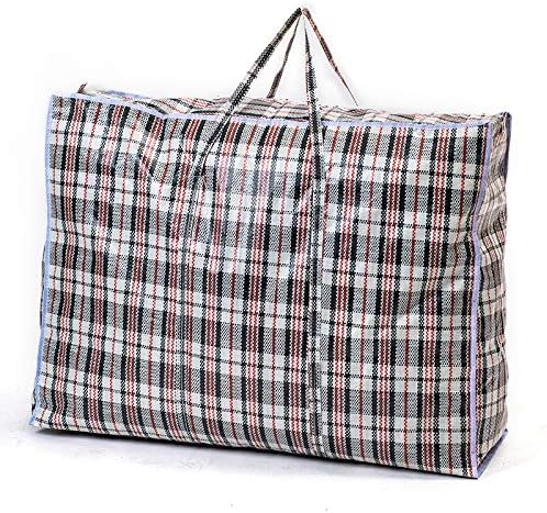 Pack of 5 Large Laundry Bags - Ideal for Laundry, Moving, Shopping, Storage - 60x50x25 cm
