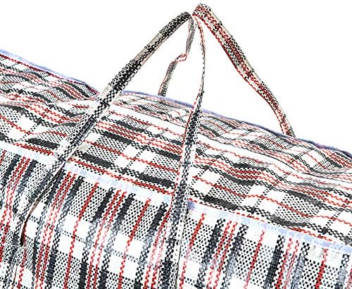Pack of 5 Large Laundry Bags - Ideal for Laundry, Moving, Shopping, Storage - 60x50x25 cm
