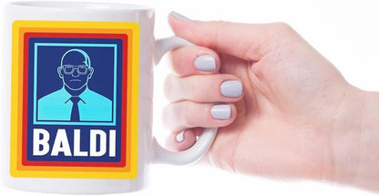 Baldi Funny Novelty Coffee Mug – The Perfect Gift for Bald Men & Dads