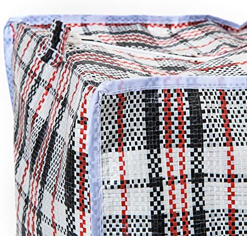 Pack of 5 Large Laundry Bags - Ideal for Laundry, Moving, Shopping, Storage - 60x50x25 cm