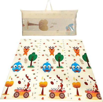 Baby Play Mat for Floor – Foldable Waterproof Foam Playmat for Babies & Toddlers – Large 200 x180cm Reversible Non Slip Nursery & Playroom Mat