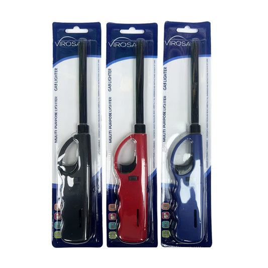 Multi-Purpose Lighter Pack of 12 - For BBQ, Fireplaces, Camping, Home, Candles & many more