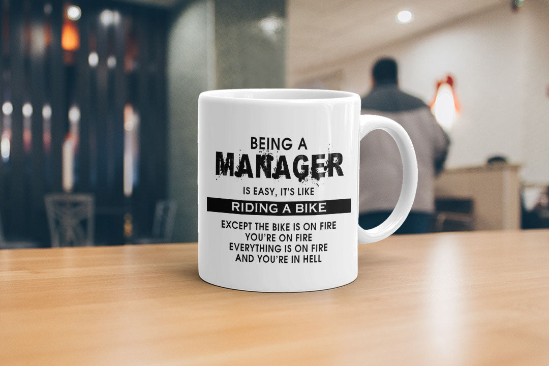 Funny Sarcastic Mug for Men & Women | Black Handle Novelty Coffee Mug | Crude Humor Gift for Friends & Colleagues | 11oz Black Ceramic Cup