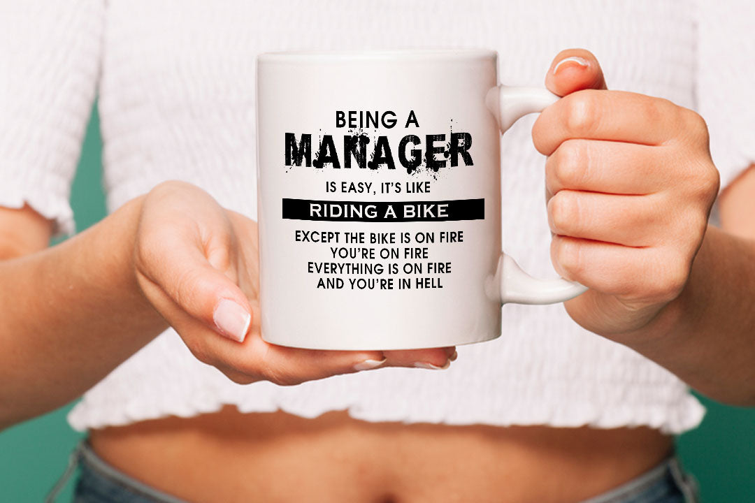 Funny Sarcastic Mug for Men & Women | Black Handle Novelty Coffee Mug | Crude Humor Gift for Friends & Colleagues | 11oz Black Ceramic Cup