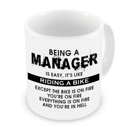Funny Sarcastic Mug for Men & Women | Black Handle Novelty Coffee Mug | Crude Humor Gift for Friends & Colleagues | 11oz Black Ceramic Cup