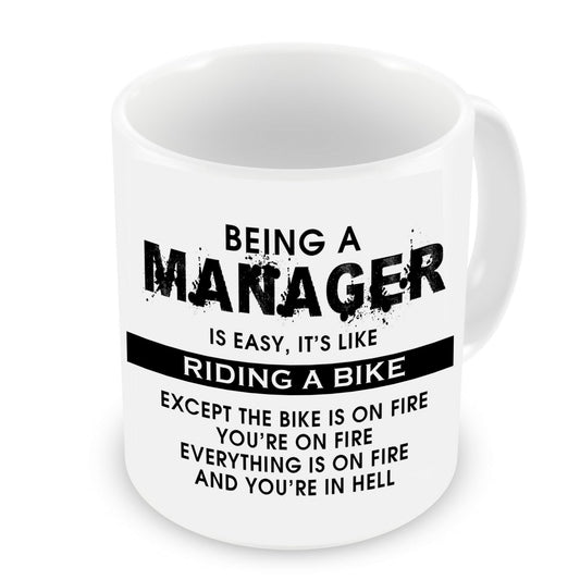 Funny Sarcastic Mug for Men & Women | Black Handle Novelty Coffee Mug | Crude Humor Gift for Friends & Colleagues | 11oz Black Ceramic Cup