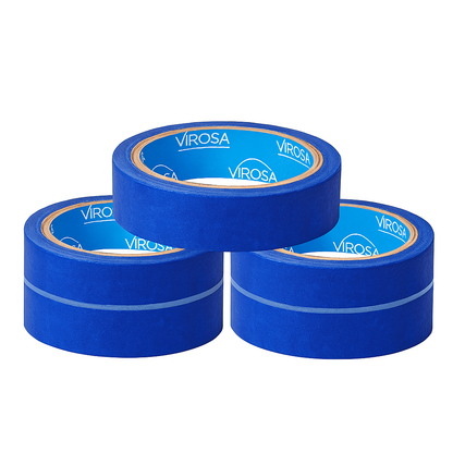 VIROSA Blue Masking Tape – 2 Rolls, 5 Rolls, 10 Rolls