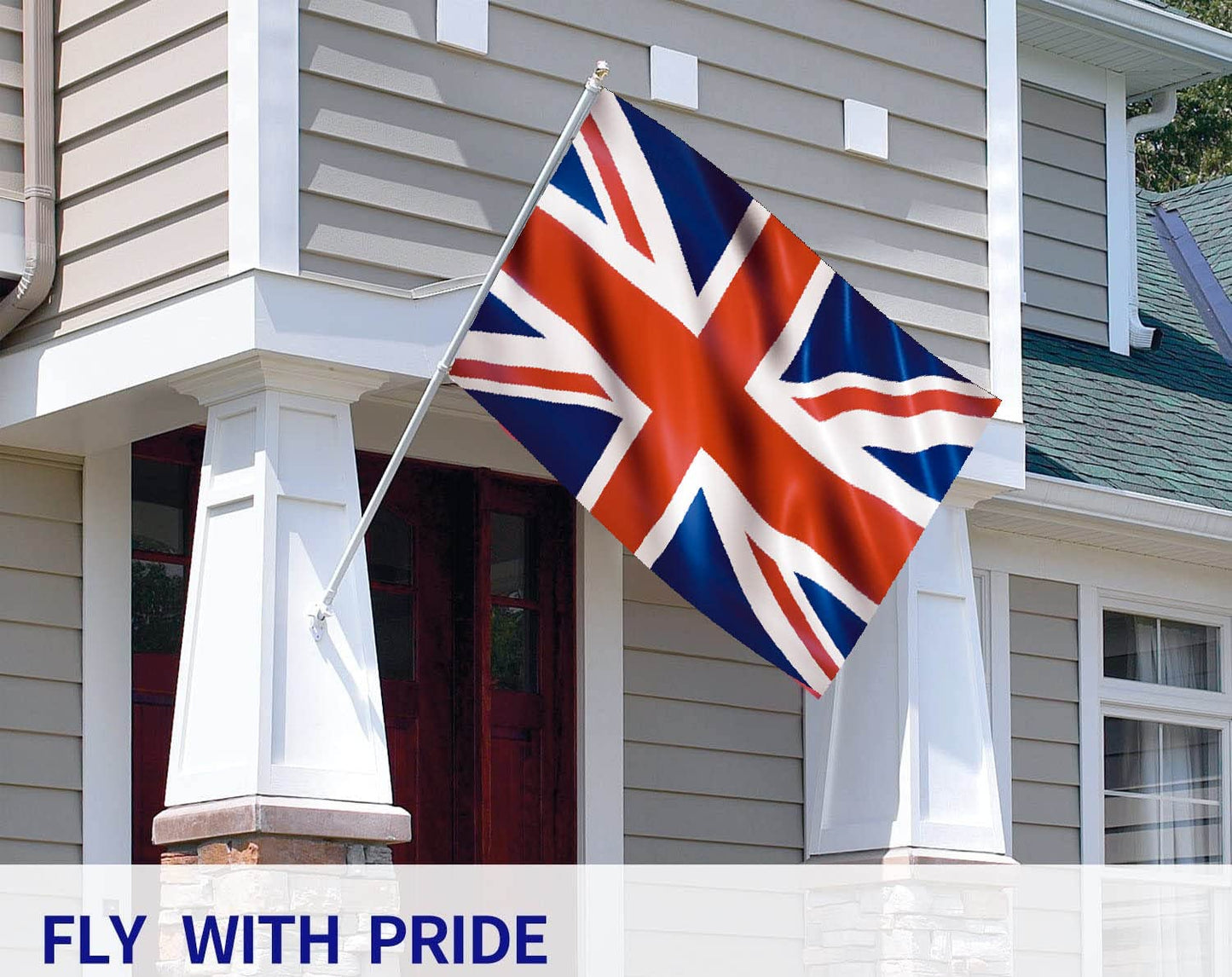 MEGA VALUE Union Jack 5x3ft Flag – Premium Quality Great Britain Flag for National Celebrations, Parties & Decorations