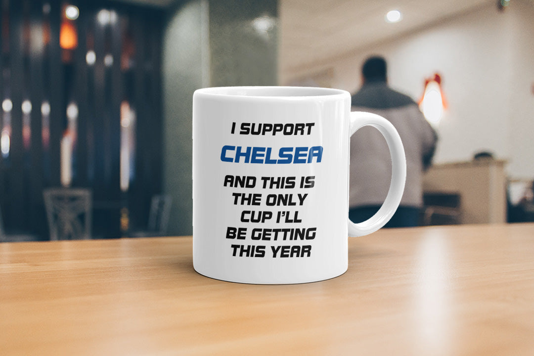 VIROSA Funny Chelsea FC Mug – Gift for Dad, Friend, Colleague