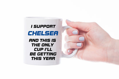 VIROSA Funny Chelsea FC Mug – Gift for Dad, Friend, Colleague