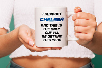 VIROSA Funny Chelsea FC Mug – Gift for Dad, Friend, Colleague