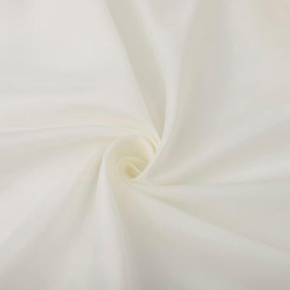 Mildew-Resistant Cream Shower Curtain | 180x180 cm (71 x 71 Inch) | Water-Repellent Polyester Fabric