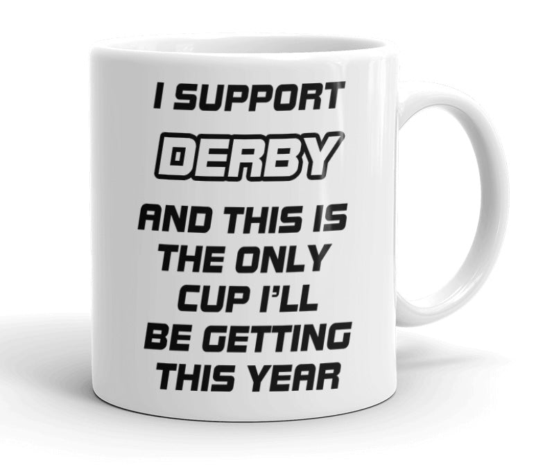 VIROSA Funny Football Mug – “Only Cup I’ll Be Getting” – Gift for Fans of 71 Football Clubs (11oz)