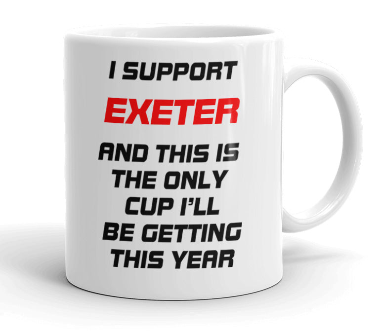 VIROSA Funny Football Mug – “Only Cup I’ll Be Getting” – Gift for Fans of 71 Football Clubs (11oz)