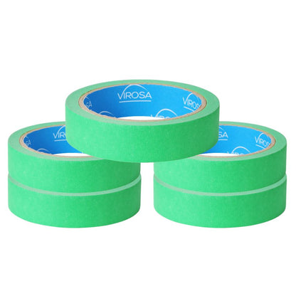 VIROSA Green Masking Tape 2 Rolls, 5 Rolls, 10 Rolls