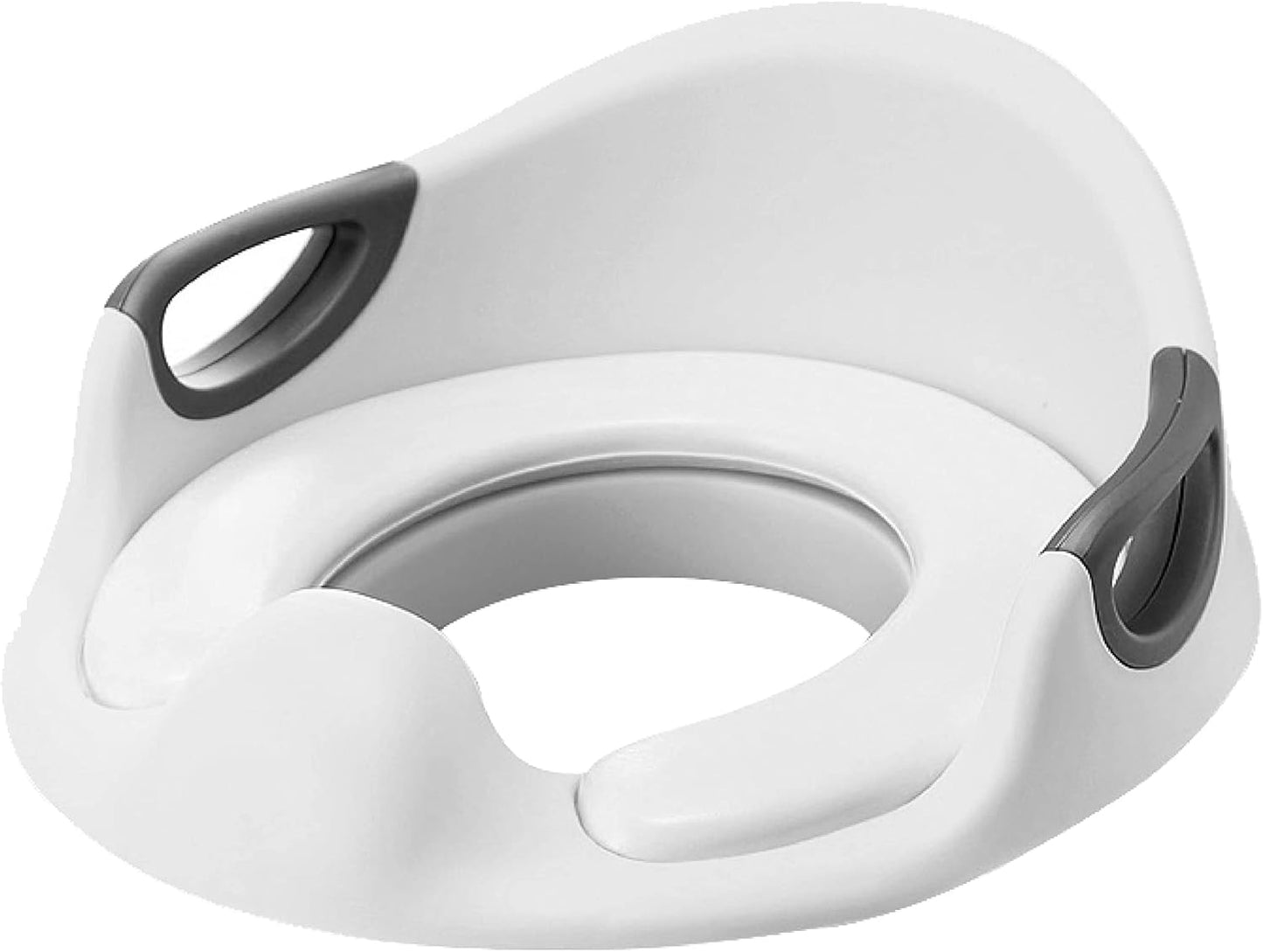 VIROSA Potty Training Seat for Kids & Toddlers – Toilet Training Seat with Handles, Backrest & Anti-Splash Design – Fits Round & Oval Toilets – Blue