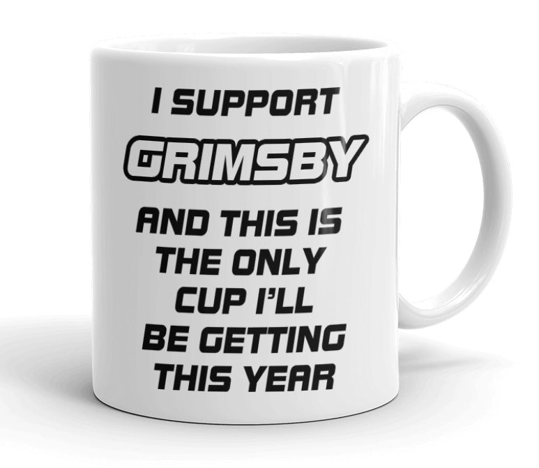 VIROSA Funny Football Mug – “Only Cup I’ll Be Getting” – Gift for Fans of 71 Football Clubs (11oz)