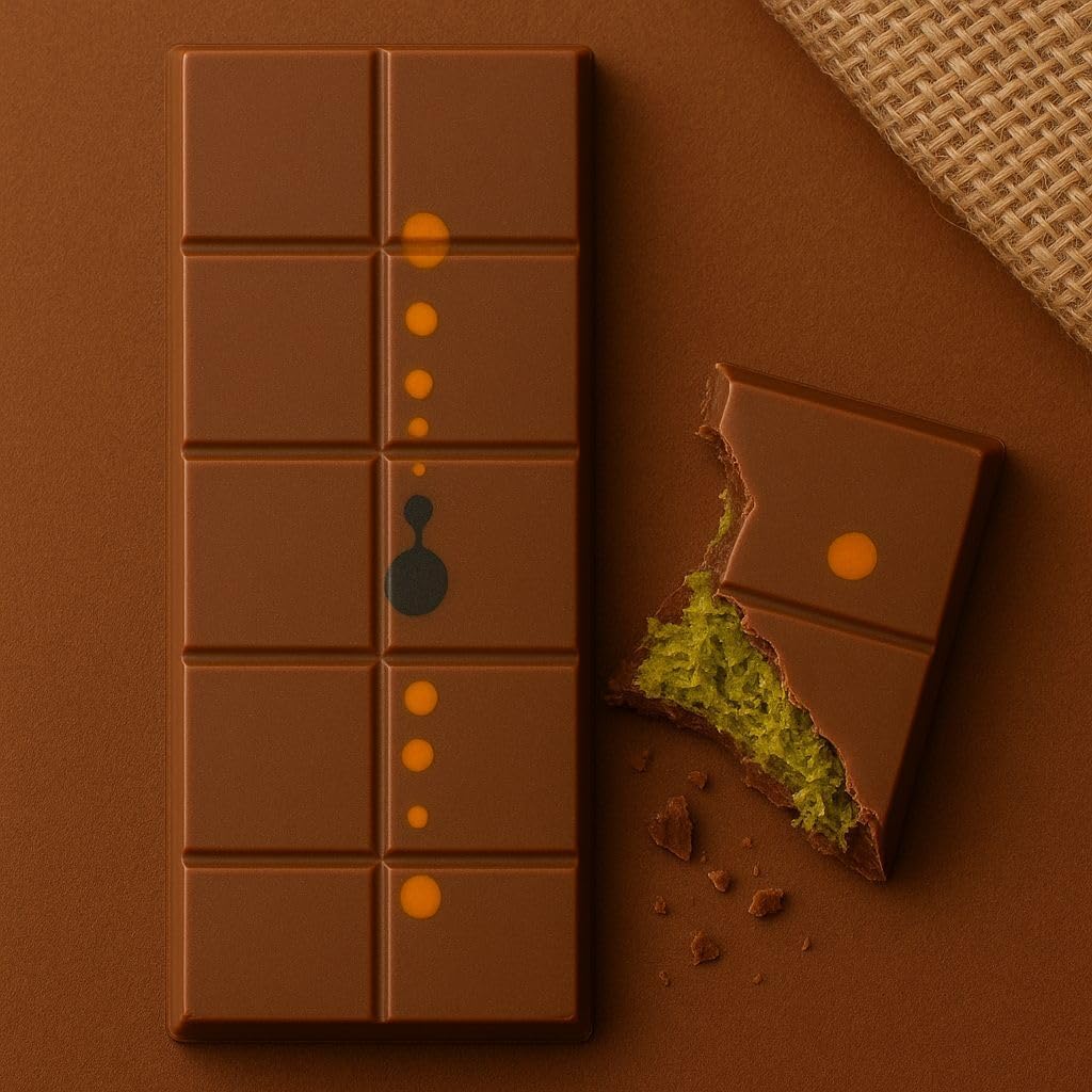 Dubai Chocolate Bar – Pistachio Kunafa 200g | Authentic UAE Import | Viral Cream-Filled Milk Chocolate with Kadayif Kataifi | Gourmet Gift Snack for Kids, Family & Friends – Pack of 1