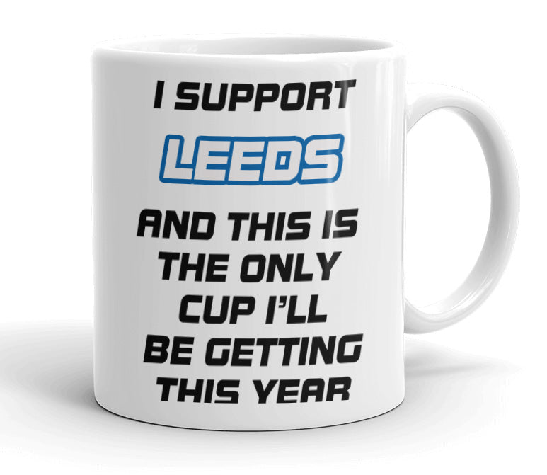 VIROSA Funny Football Mug – “Only Cup I’ll Be Getting” – Gift for Fans of 71 Football Clubs (11oz)