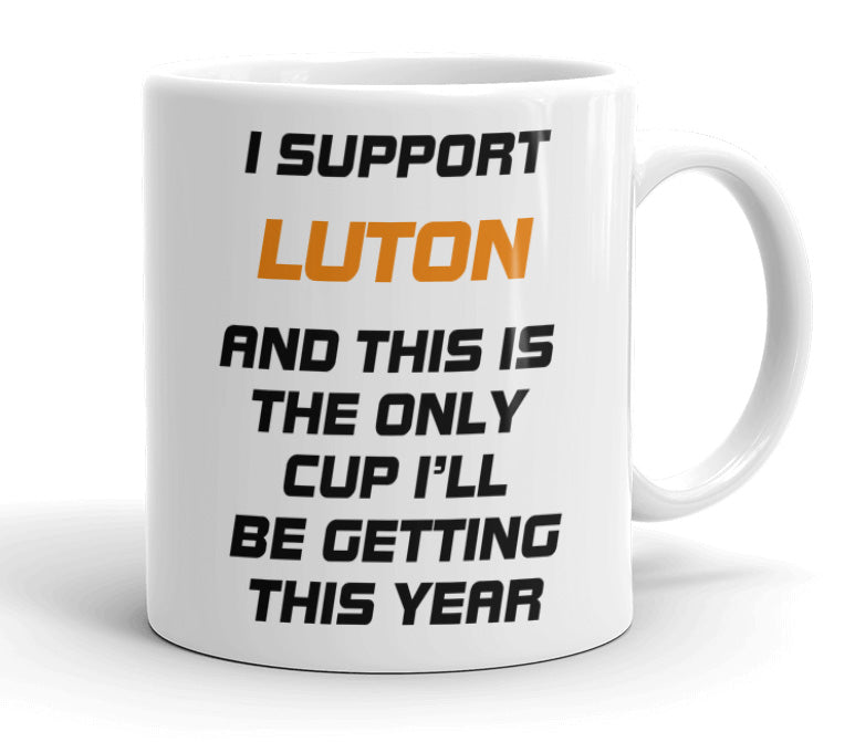 VIROSA Funny Football Mug – “Only Cup I’ll Be Getting” – Gift for Fans of 71 Football Clubs (11oz)