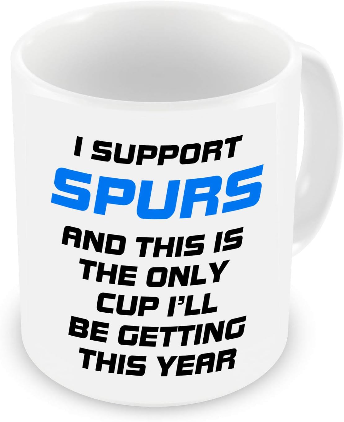 VIROSA Funny Football Mug – “Only Cup I’ll Be Getting” – Gift for Fans of 71 Football Clubs (11oz)