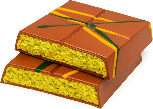 Dubai Chocolate Bar – Pistachio Kunafa 200g | Authentic UAE Import | Viral Cream-Filled Milk Chocolate with Kadayif Kataifi | Gourmet Gift Snack for Kids, Family & Friends – Pack of 1