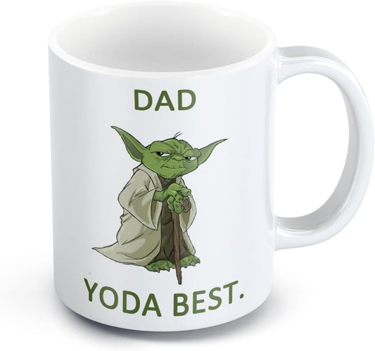 Dad Yoda Best Novelty Gift Mug | Father Gifts Mug | Xmas Present | 11oz