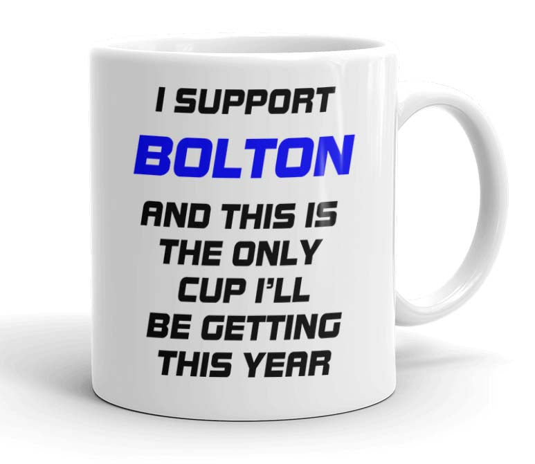 VIROSA Funny Football Mug – “Only Cup I’ll Be Getting” – Gift for Fans of 71 Football Clubs (11oz)