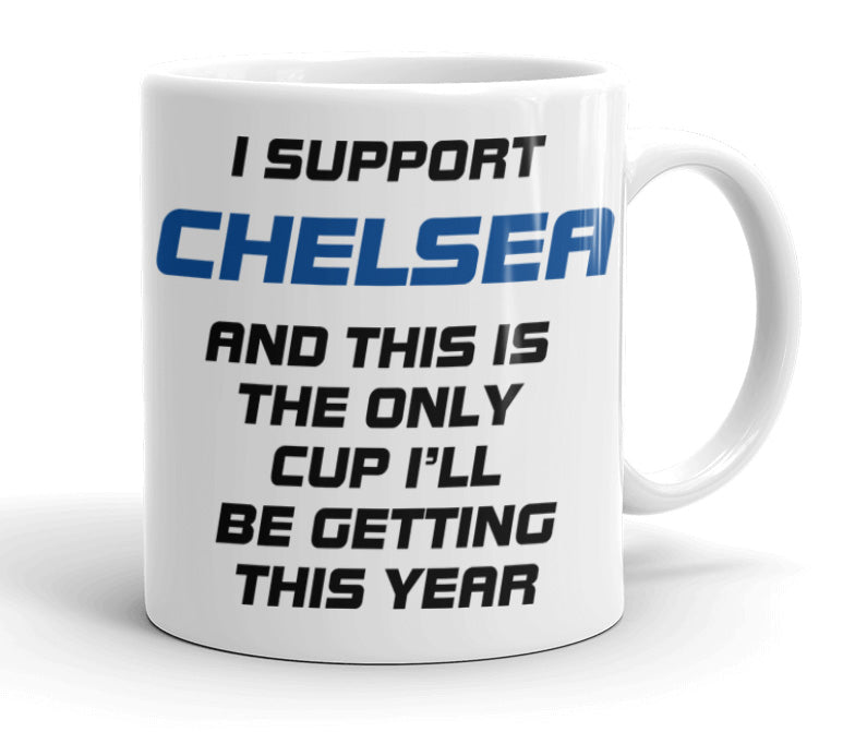 VIROSA Funny Football Mug – “Only Cup I’ll Be Getting” – Gift for Fans of 71 Football Clubs (11oz)