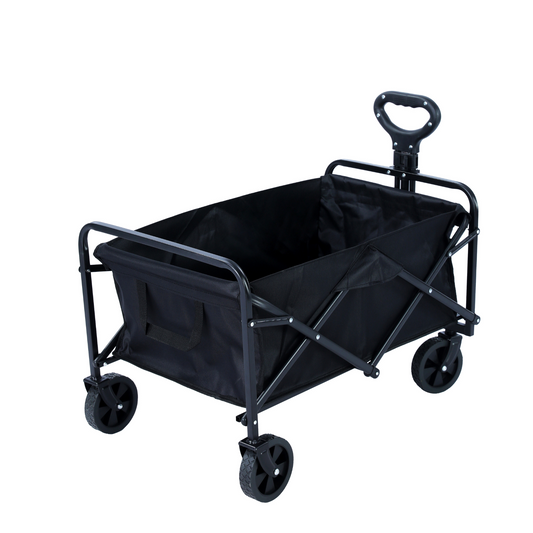 VIROSA 120L Wagon Trolley with Thin Tyres – Foldable Outdoor Utility Cart