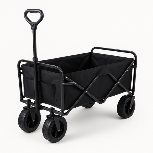 VIROSA 200L Wagon Trolley with Thick Tyres – Heavy Duty Foldable Utility Cart