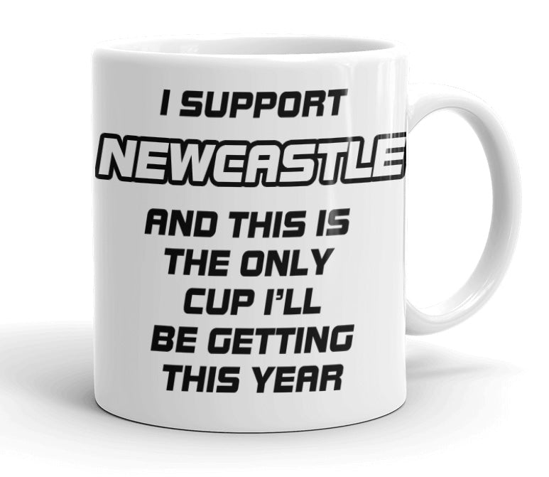 VIROSA Funny Football Mug – “Only Cup I’ll Be Getting” – Gift for Fans of 71 Football Clubs (11oz)