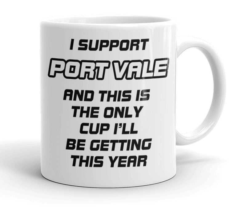 VIROSA Funny Football Mug – “Only Cup I’ll Be Getting” – Gift for Fans of 71 Football Clubs (11oz)