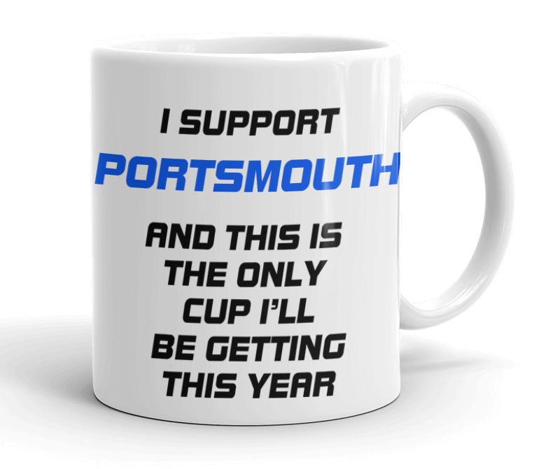 VIROSA Funny Football Mug – “Only Cup I’ll Be Getting” – Gift for Fans of 71 Football Clubs (11oz)