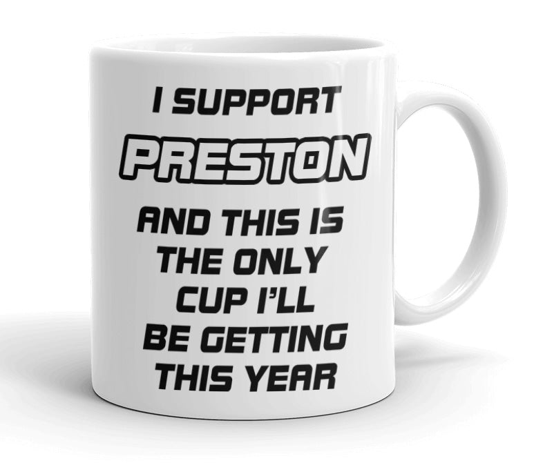 VIROSA Funny Football Mug – “Only Cup I’ll Be Getting” – Gift for Fans of 71 Football Clubs (11oz)
